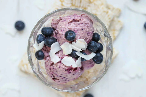 Blueberry Protein Ice Cream