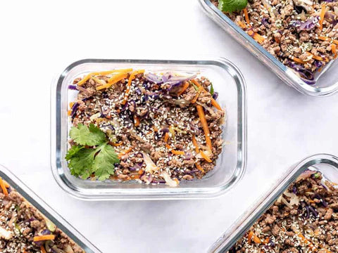 Sesame Beef Coleslaw