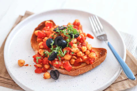 Greek Chickpeas On Toast