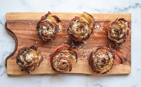 Bacon Potato Roses
