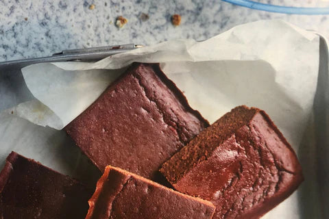 Beetroot Protein Brownies