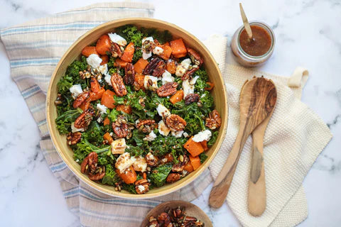 Roasted Pumpkin and Pecan Salad