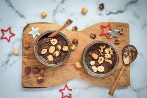 Silky hazelnut mousse