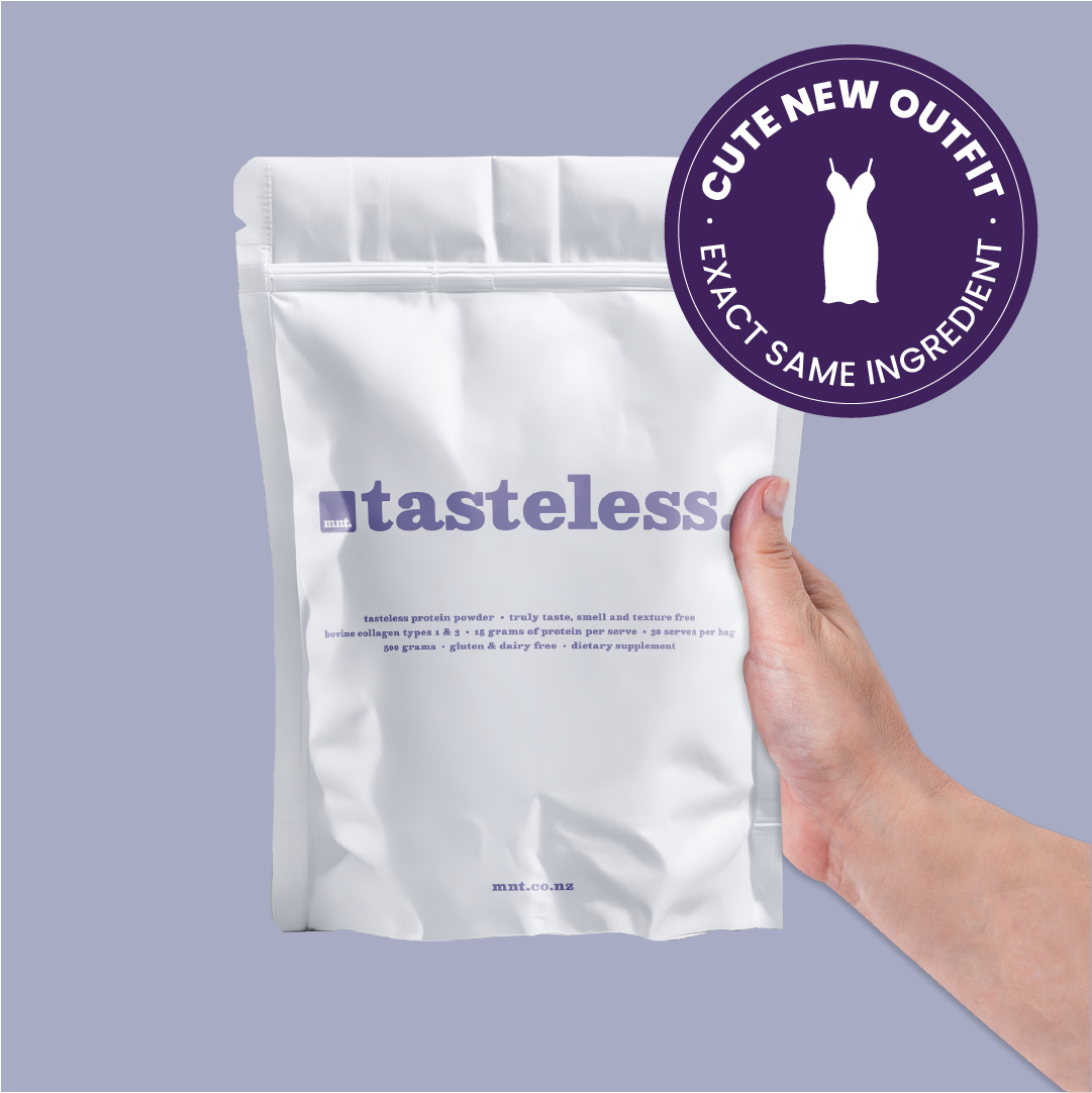 tasteless protein.